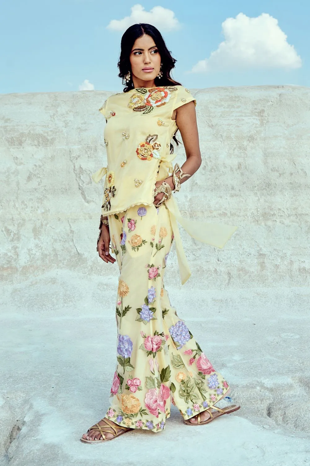 Embroidered Pant