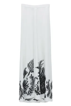Exquisite Luxury Skirt Camellia White