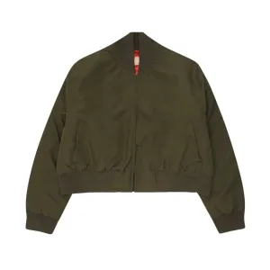 FEMME FLIGHT JACKET IN OLIVE