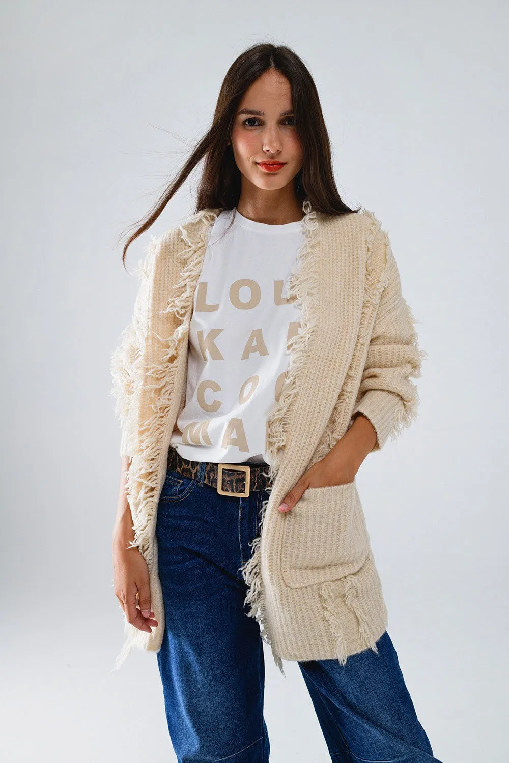 (Final Sale) Boho Distressed Cardigan