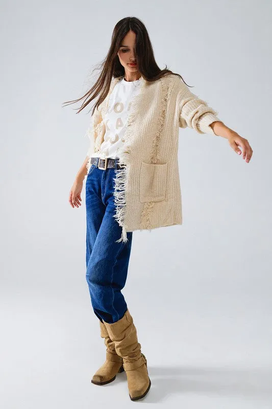 (Final Sale) Boho Distressed Cardigan