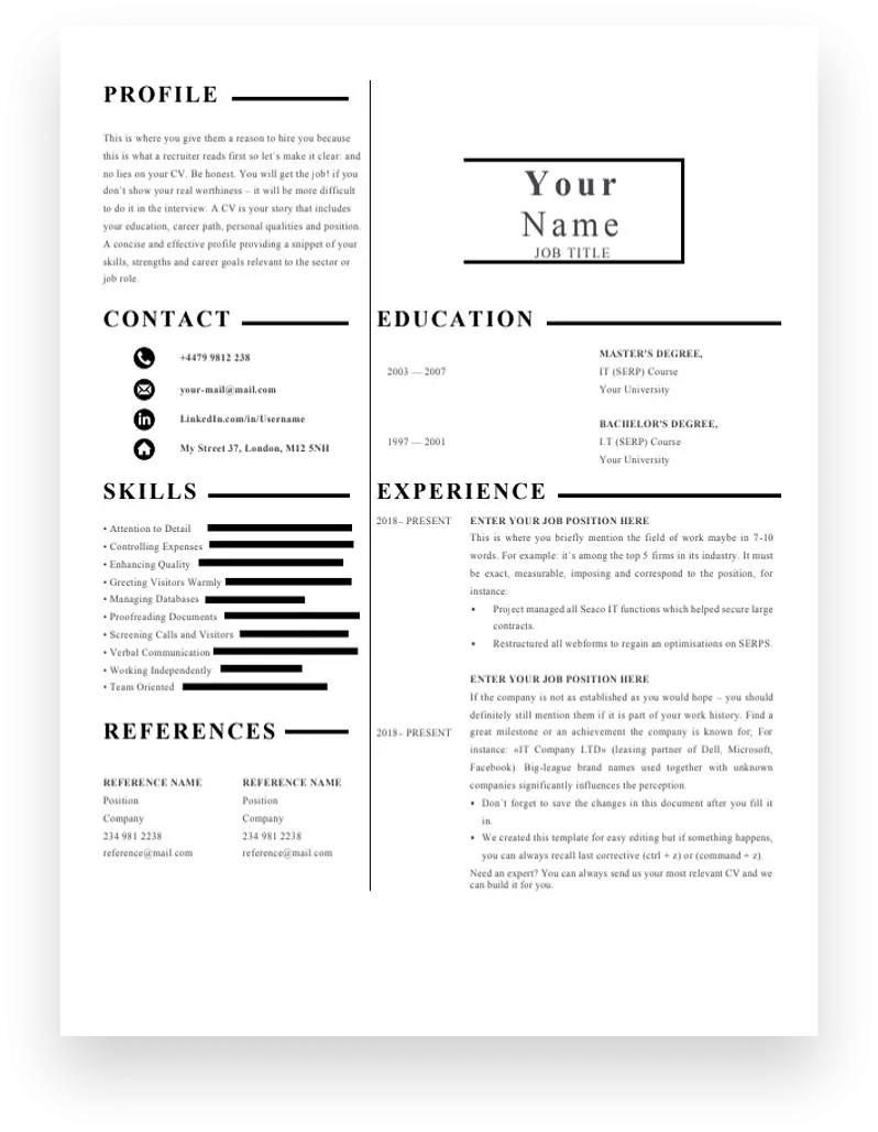 Financial Controller CV and Cover Letter Writing Service
