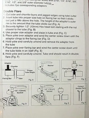 FLARING TOOL KIT - DOUBLE or SINGLE FLARE - PROFESSIONAL KIT - PL CASE-  NEW.