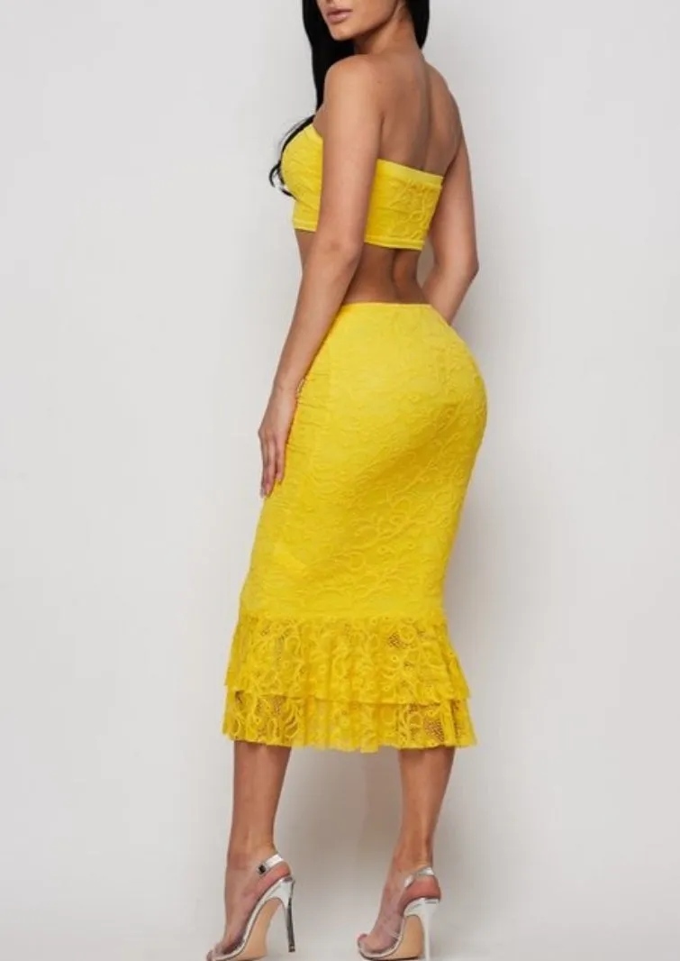Florida Sunshine Skirt Set