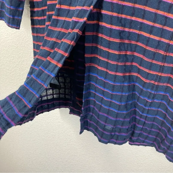 Free People Better Together‎ Blazer Jacket Medium Oversized Navy Button Up