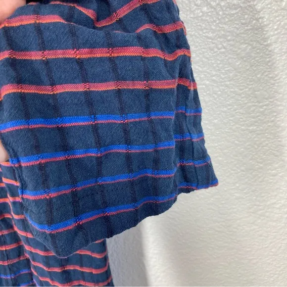 Free People Better Together‎ Blazer Jacket Medium Oversized Navy Button Up