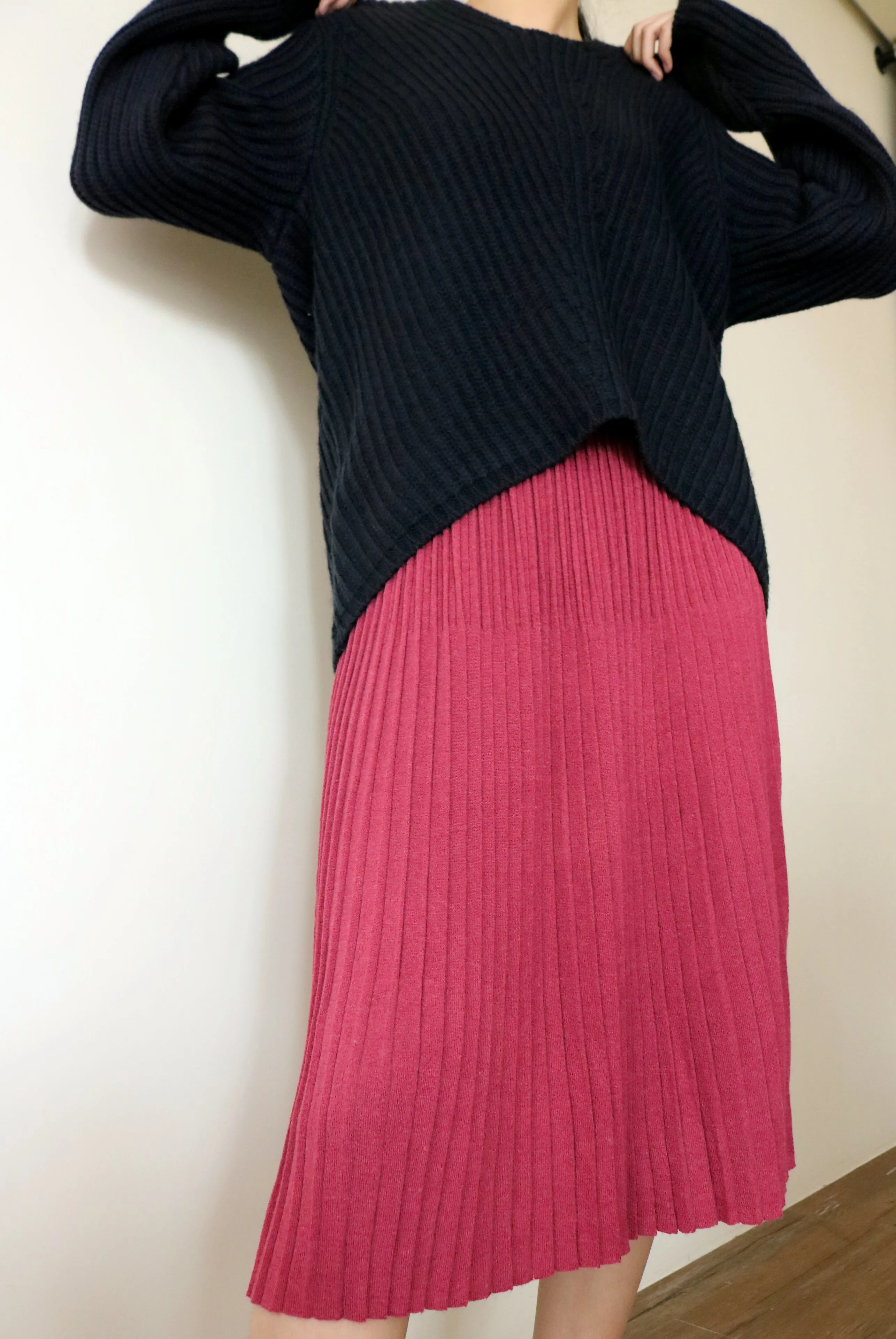fuschia Skirt (vintage)-sold out