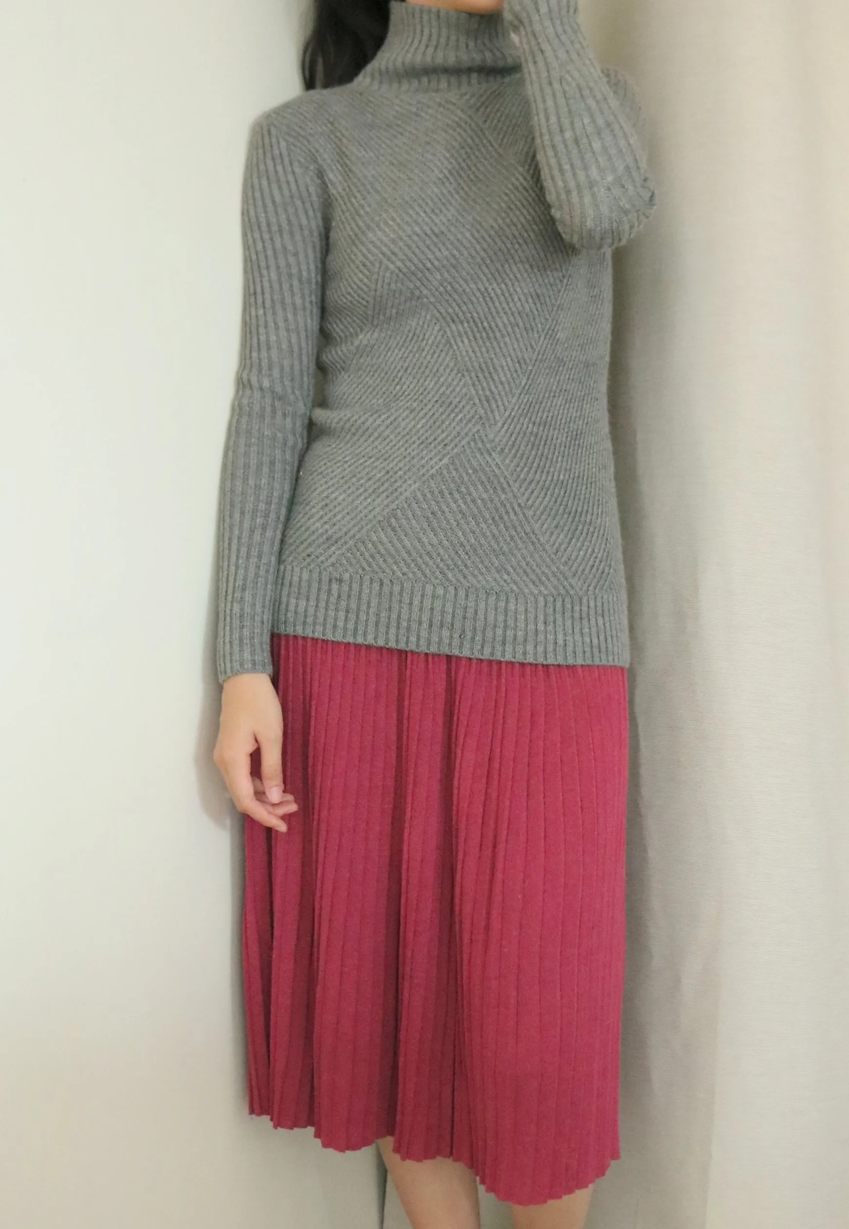 fuschia Skirt (vintage)-sold out