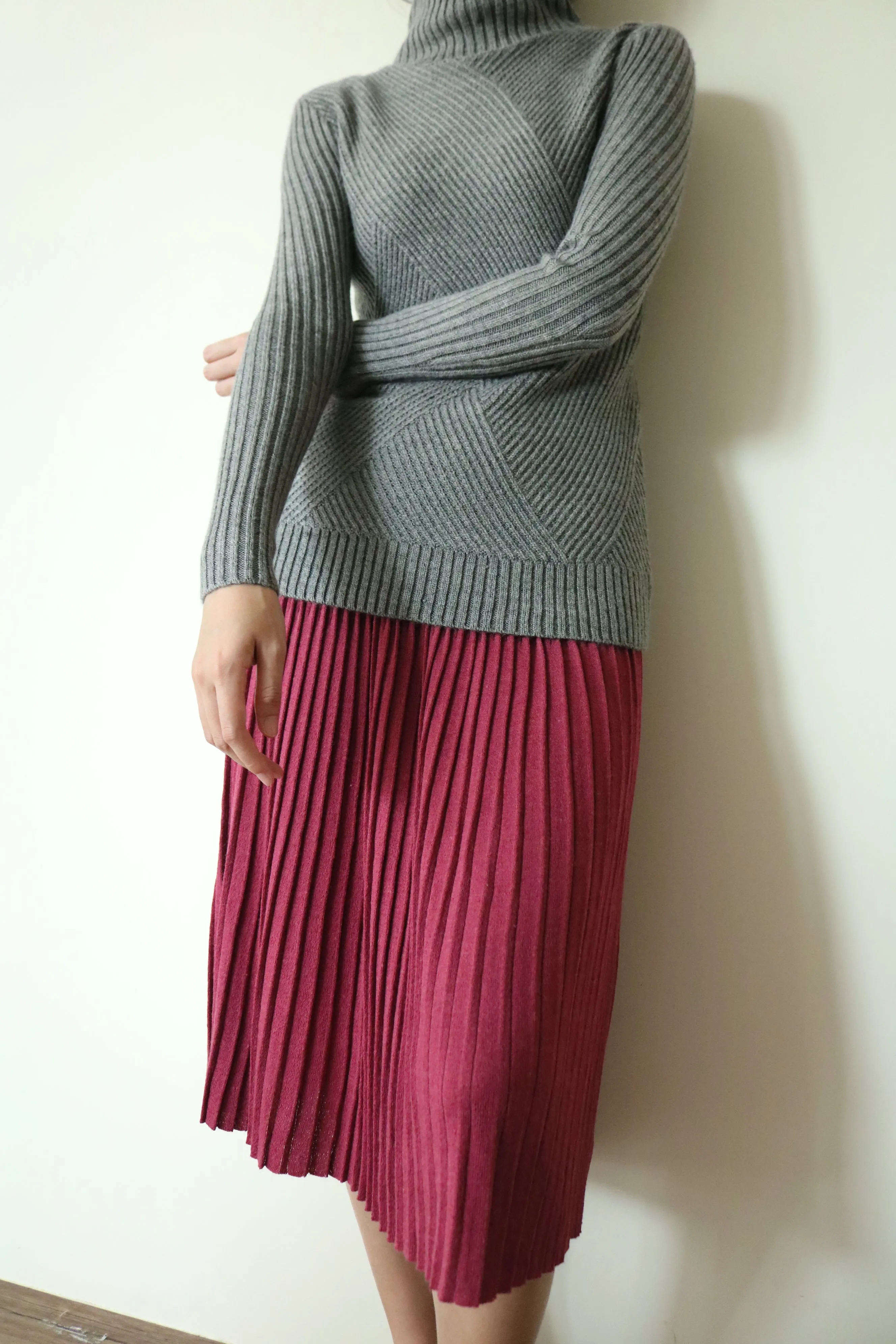 fuschia Skirt (vintage)-sold out