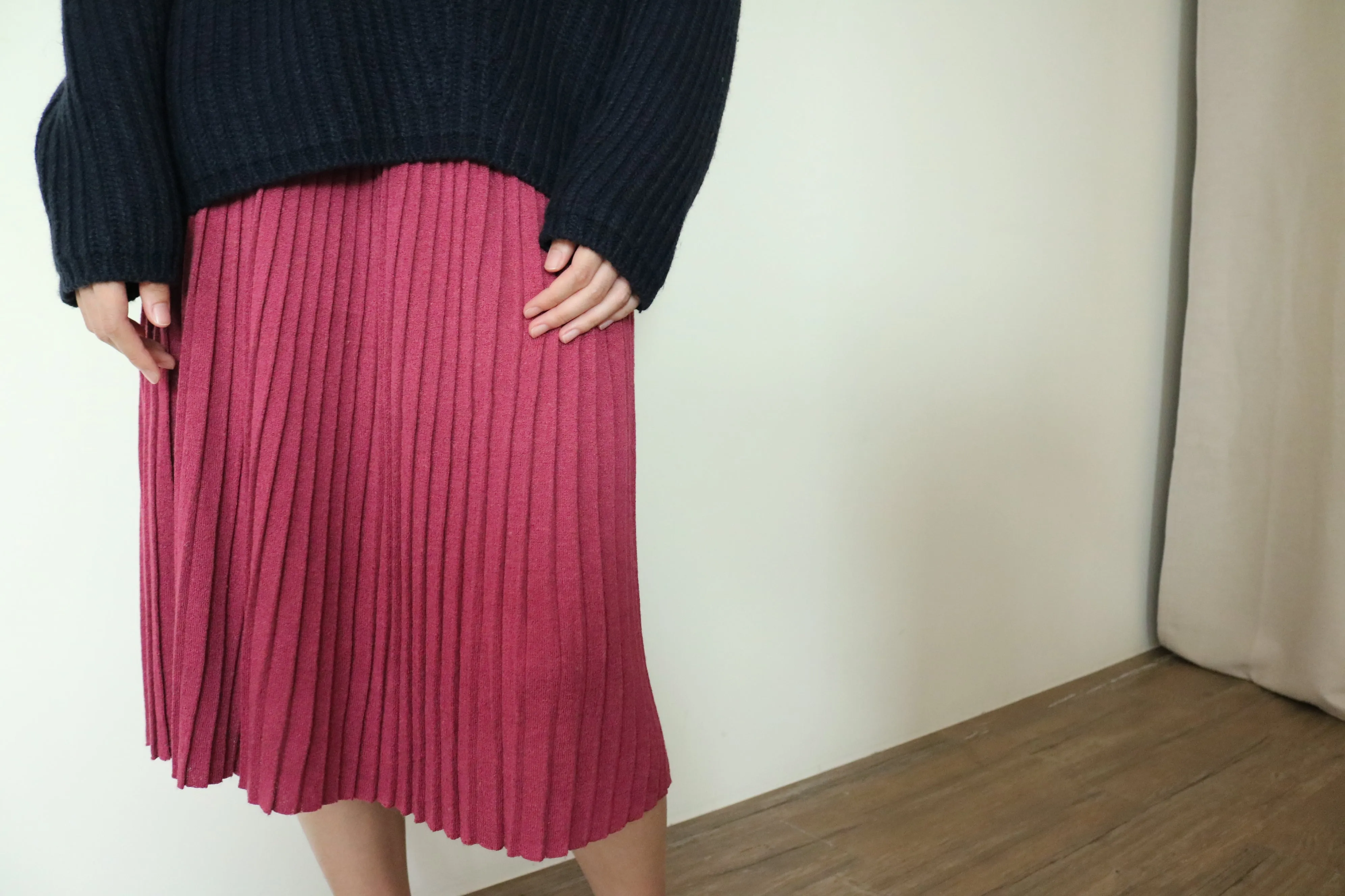fuschia Skirt (vintage)-sold out