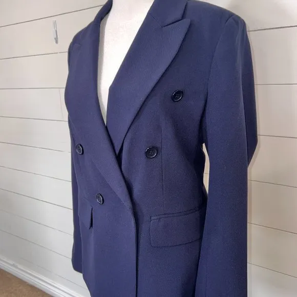 Gibson Latimer Double Breasted Navy Blue Jacket Size M