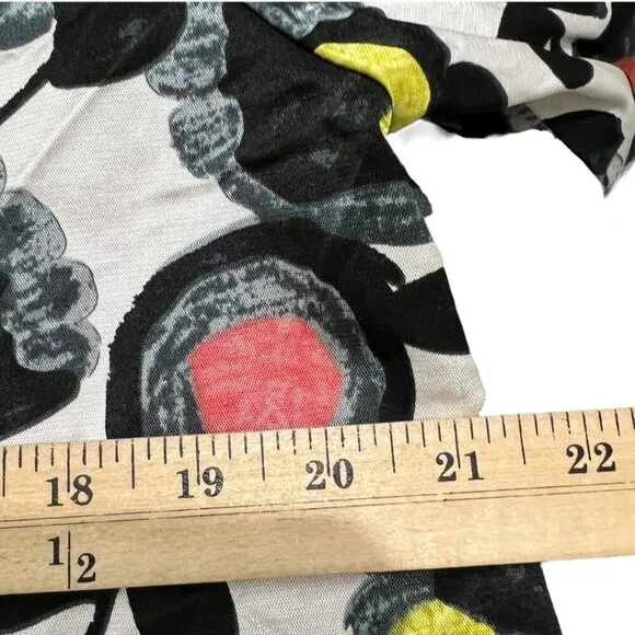 Grace Chuang New York Jacquard Floral Print A Line Coat Size M