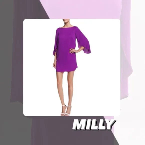 GUC Milly Butterfly Sleeve Dress