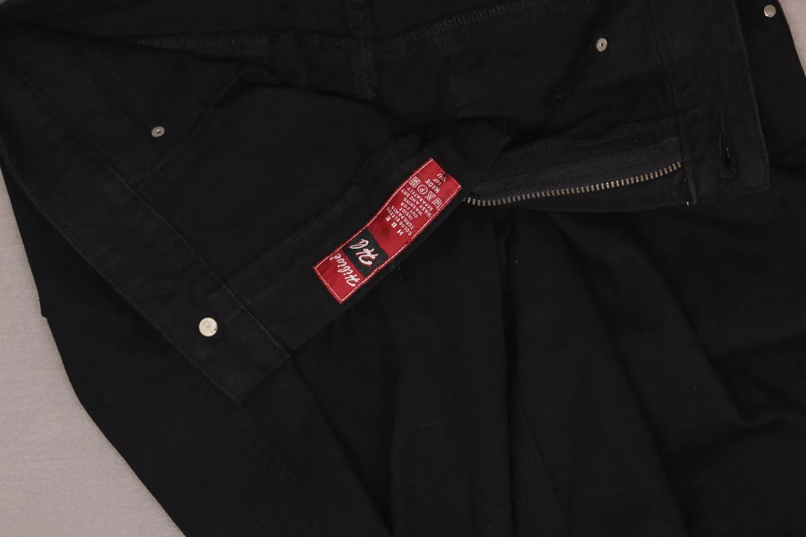 Hibive Women's Stretch Jeans Pants Black K (30Wx32L)