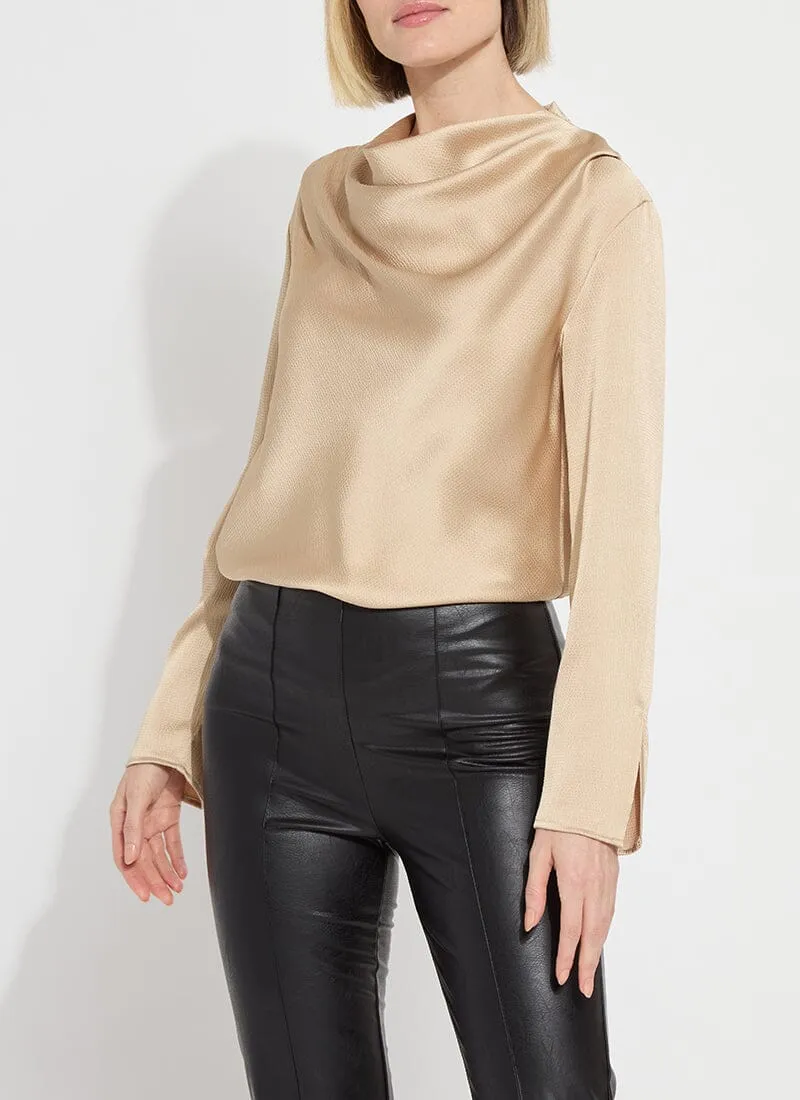 High Cowl Neck Blouse | Nutshell
