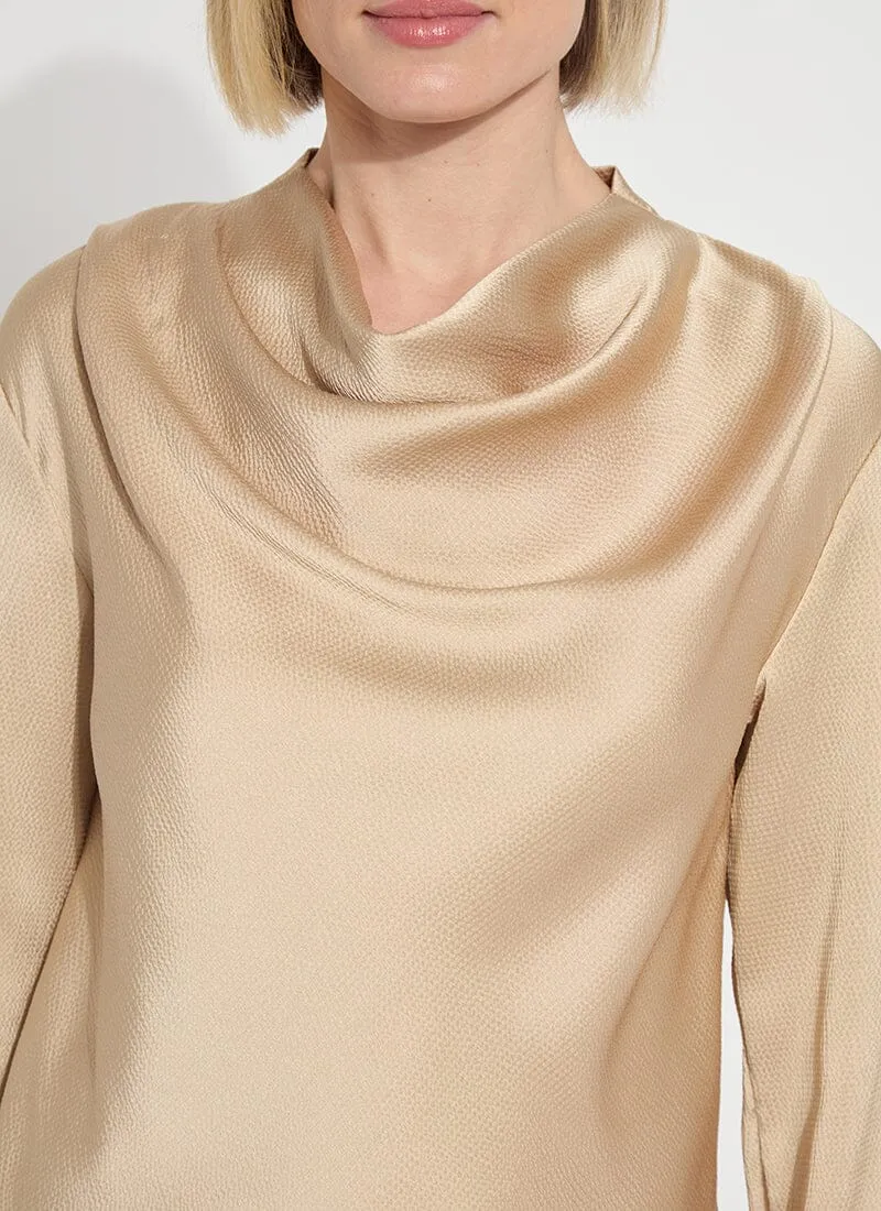 High Cowl Neck Blouse | Nutshell