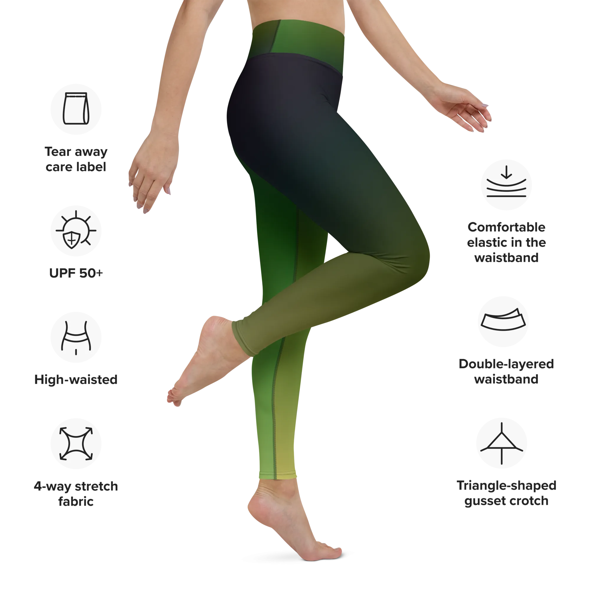 Isola - Overflow Green Leggings