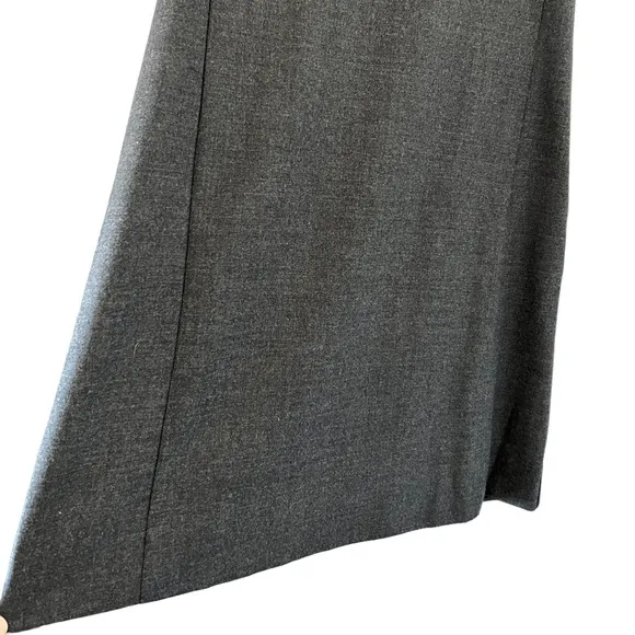 J. Crew NEW Wool Blend Ribbon Ravine Shift Dress In Charcoal Gray Size 4