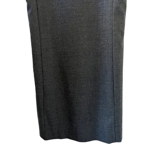 J. Crew NEW Wool Blend Ribbon Ravine Shift Dress In Charcoal Gray Size 4