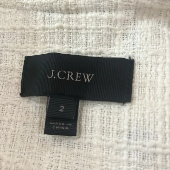 J. Crew Polka Dot Textured Tweed Blazer Jacket