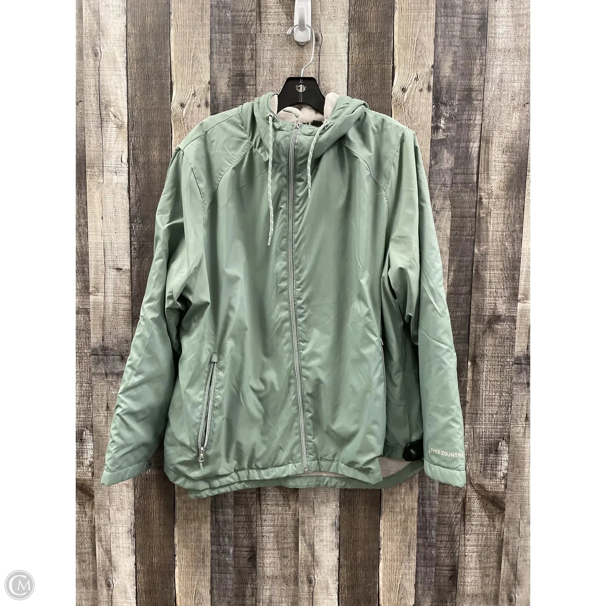 Jacket Other By Free Country In Green, Size: Xxl
