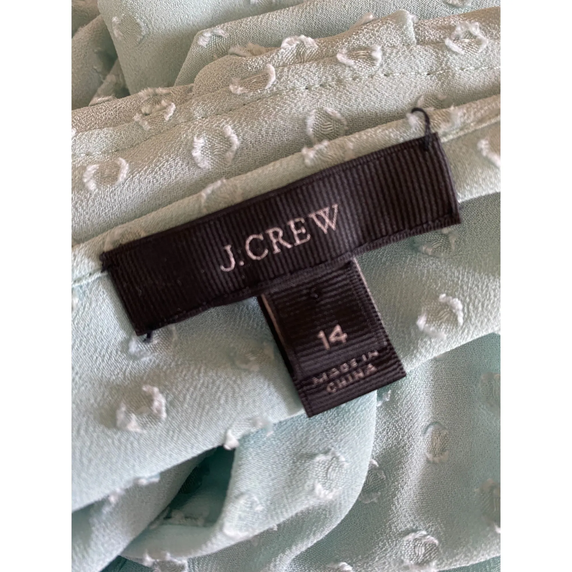 J.Crew Snakeskin Animal Print Pussy Bow Blouse