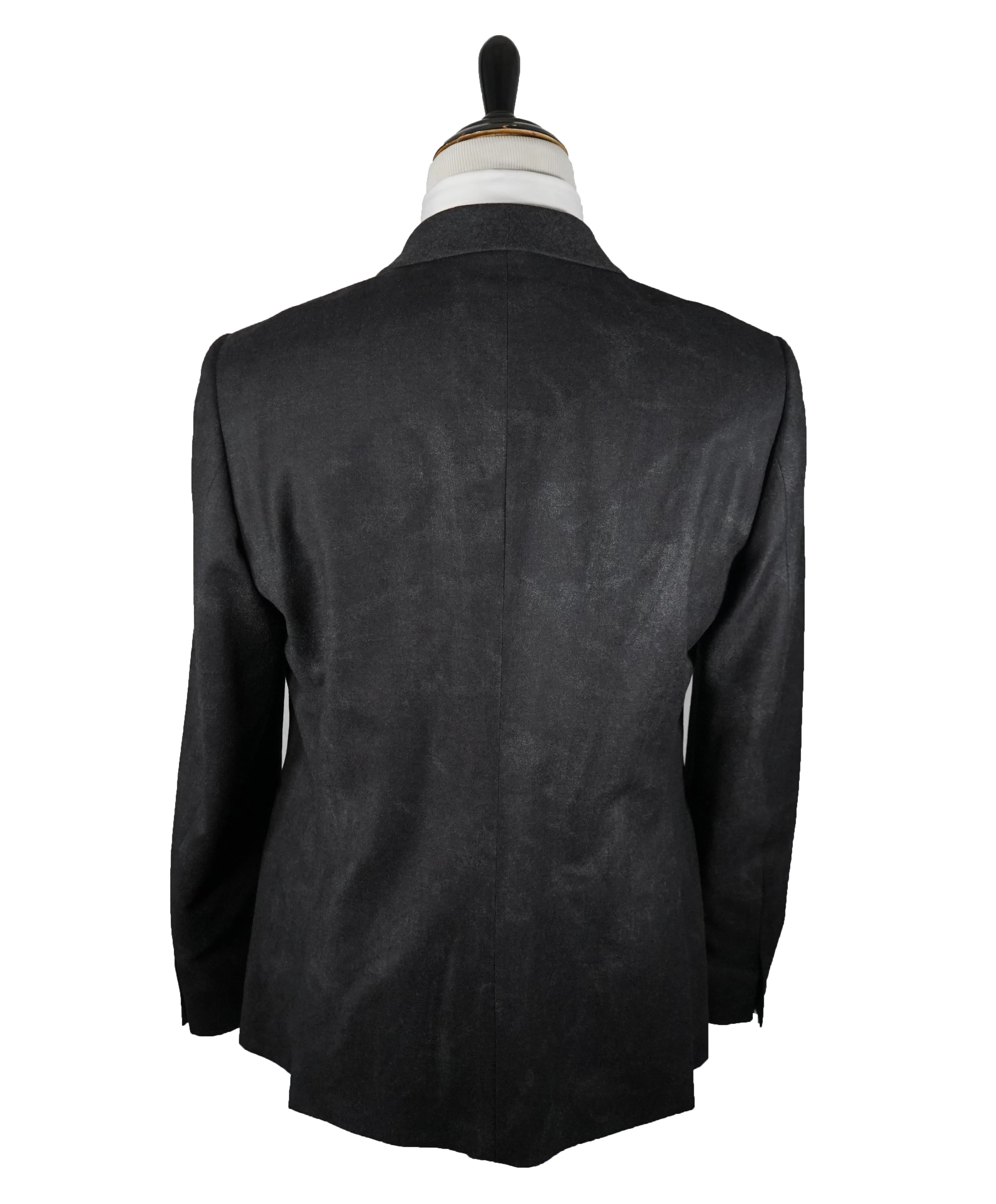JOHN VARVATOS - Mainline Shawl Collar Melange Flannel Wool Blazer - 44R