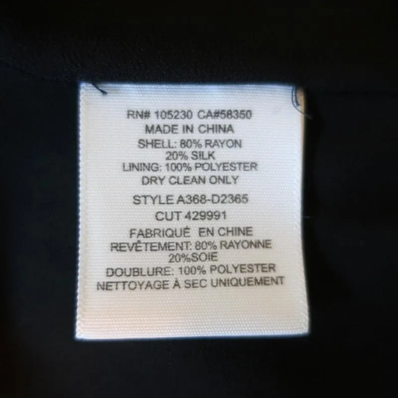 Joie Mini Dress Almarie Black Velvet Size Small Cap Sleeve V-Neck Shift