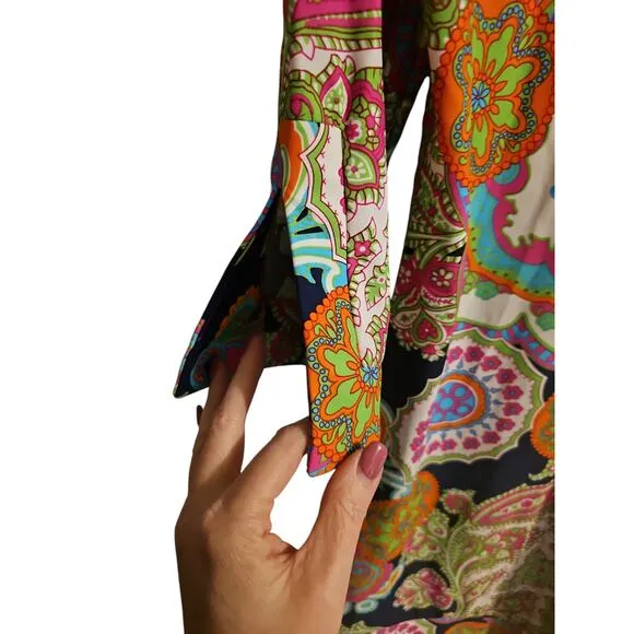 Jude Connally sz small colorful geometric Jude cloth shift dress