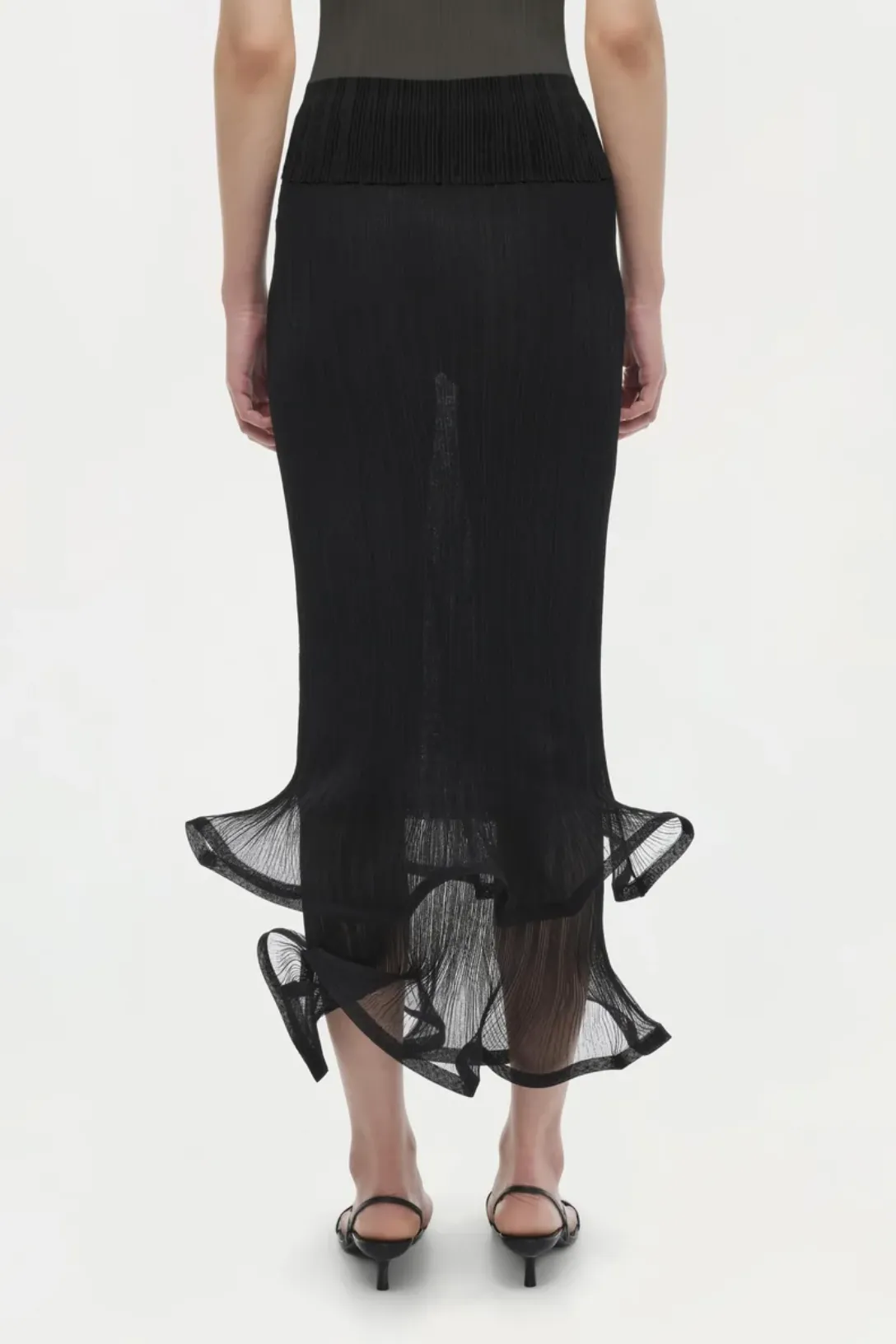 Kelso Knit Midi Skirt | Black