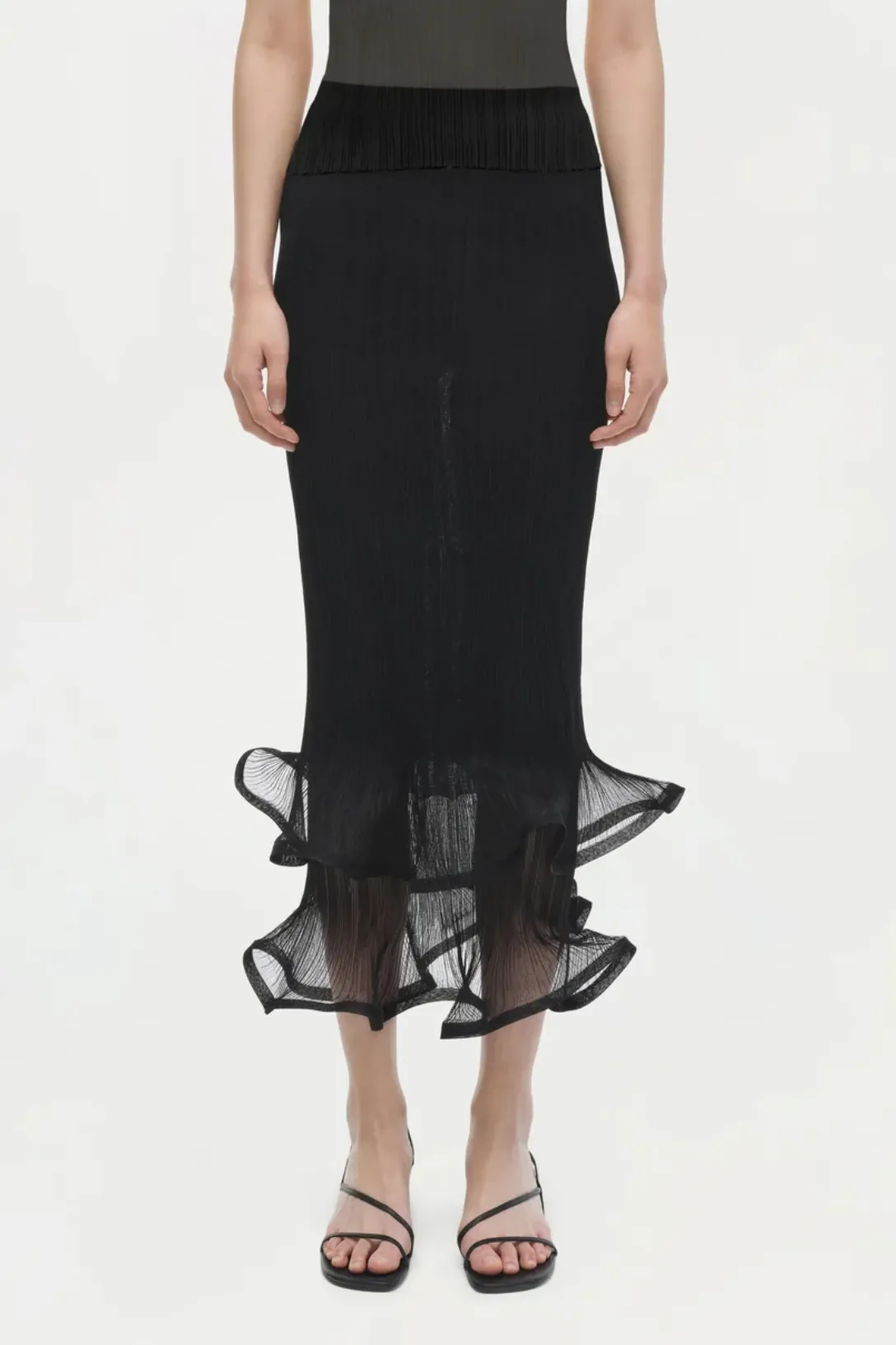 Kelso Knit Midi Skirt | Black