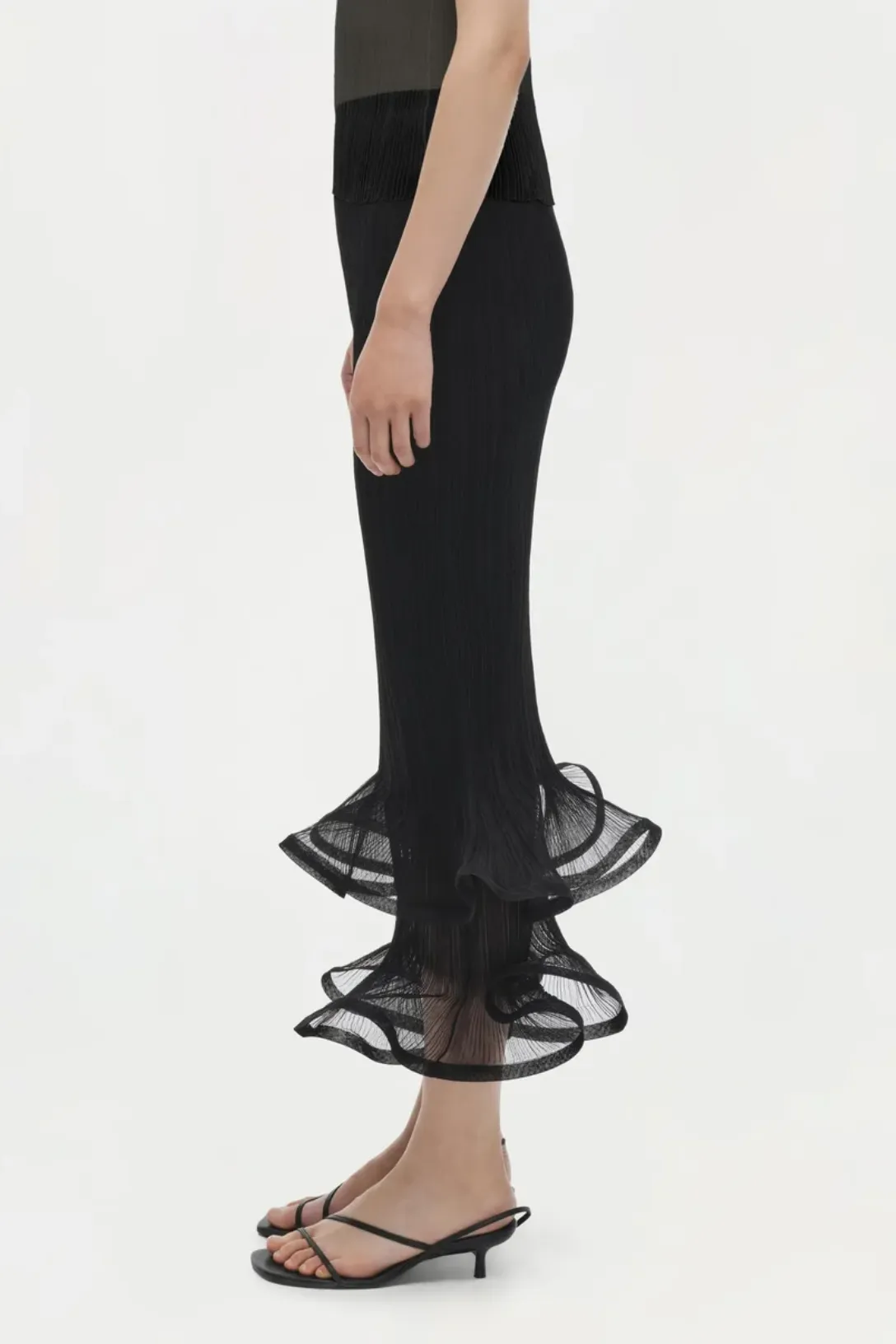 Kelso Knit Midi Skirt | Black