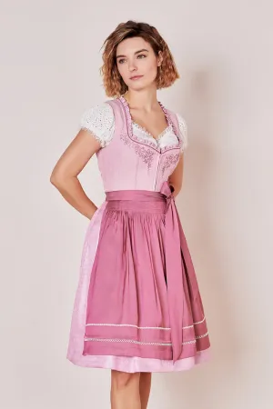 Kruger Mini Dirndl 2pcs. 60cm "Ramina" pink