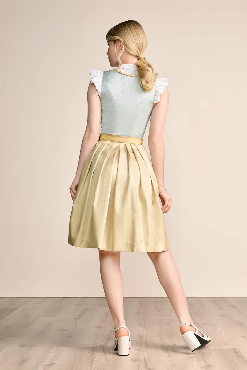 Kruger Mini Dirndl 2pcs. 60cm "Winnie" green (low stock)