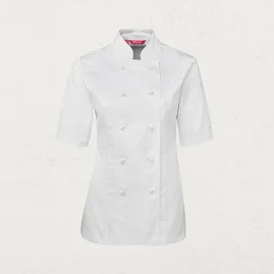 Ladies Short Sleeve Chef Jacket