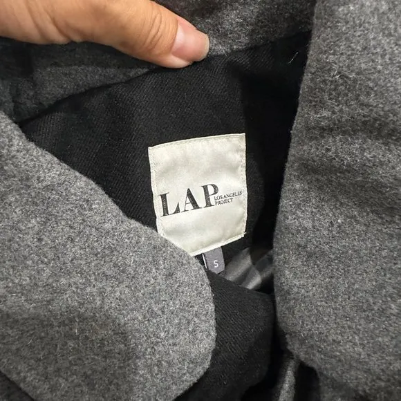 LAP LA Oversized Military Double Breasted Coat Women Size Small or Medium Jacket