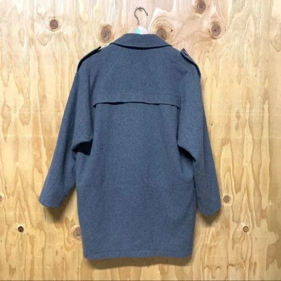 LAP LA Oversized Military Double Breasted Coat Women Size Small or Medium Jacket