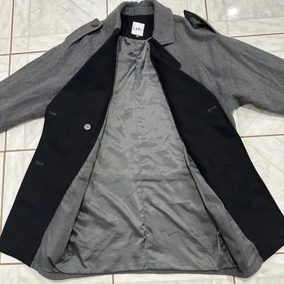 LAP LA Oversized Military Double Breasted Coat Women Size Small or Medium Jacket