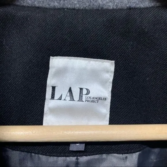LAP LA Oversized Military Double Breasted Coat Women Size Small or Medium Jacket