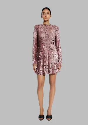 LAPOINTE Sequin Shift Dress