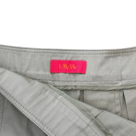 Lavia Midi Pleated Tan Khaki Skirt Medium School Preppy