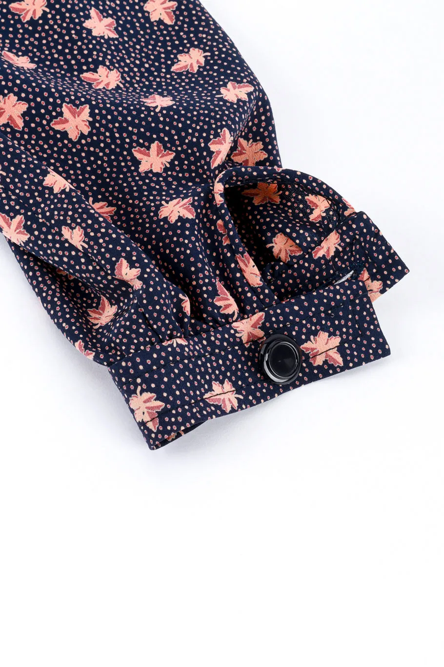 Leaf Dots Secretary Dress