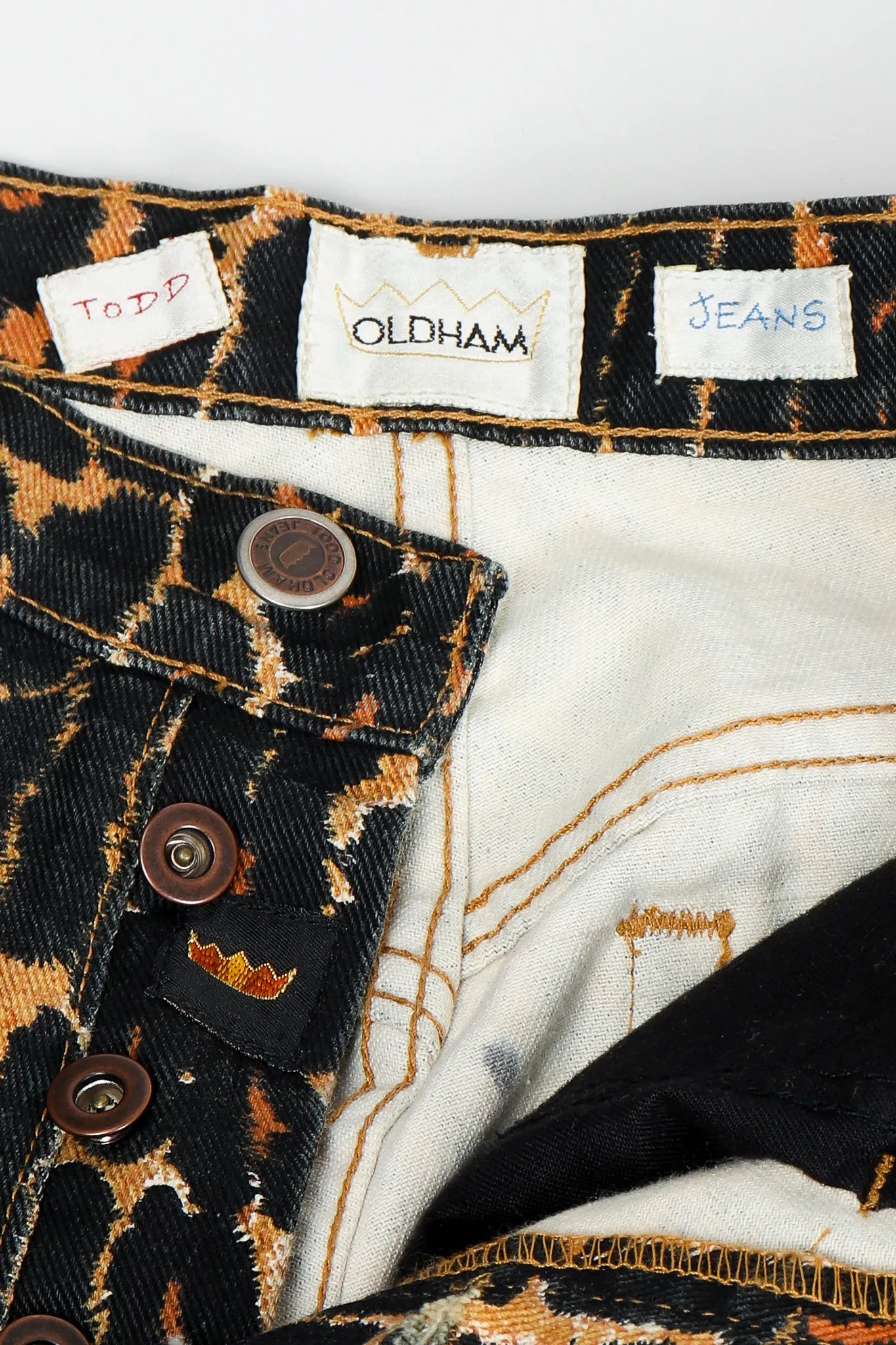 Leopard Print Denim Jacket & Jean Set