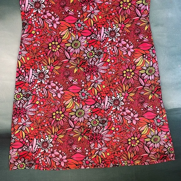 Lesley Evers Floral Retro Shift Dress with Pockets