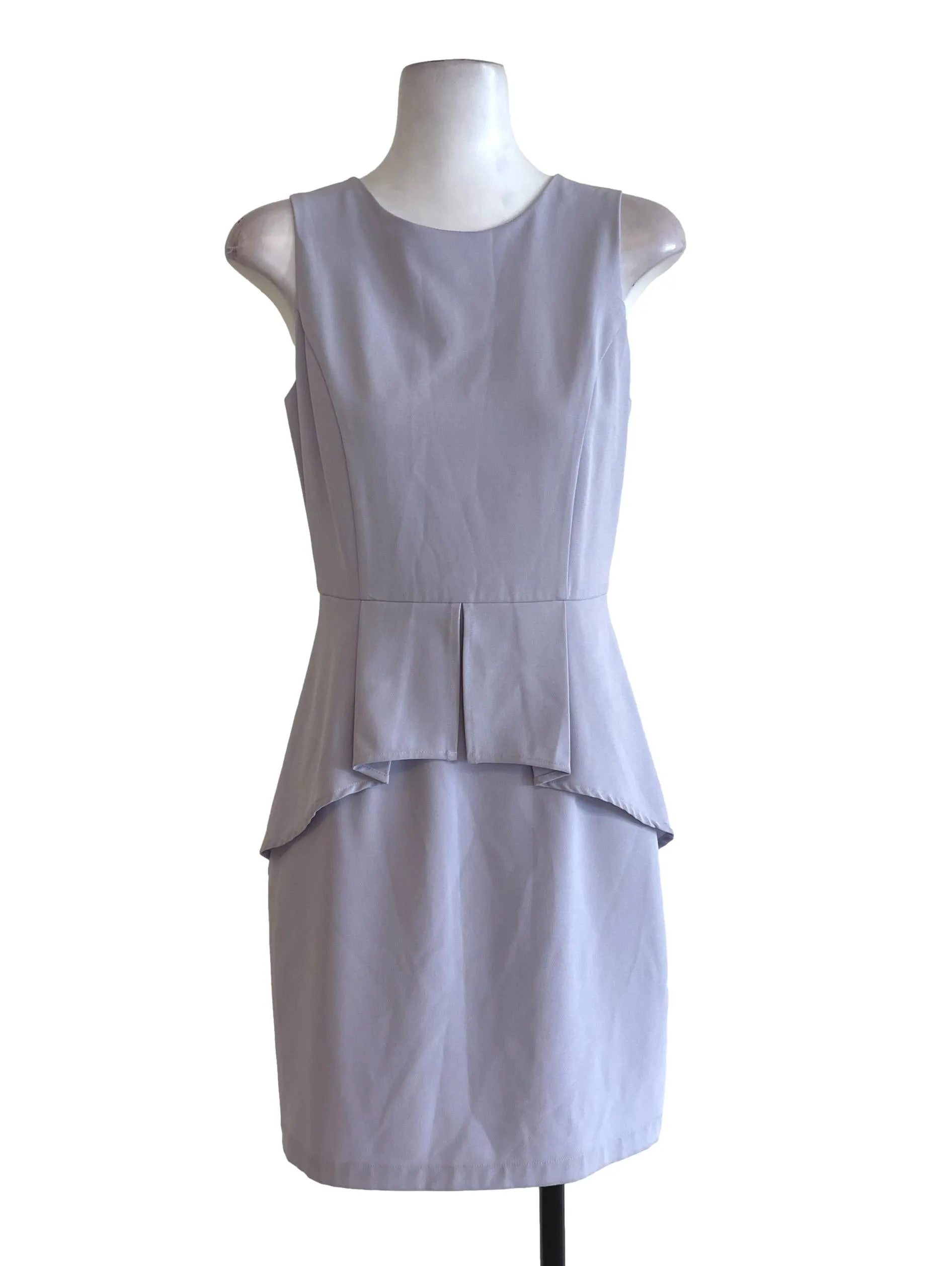 Lilac Peplum Dress LB