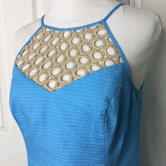 Lilly Pulitzer Larina Shift Seaspray Blue Dress