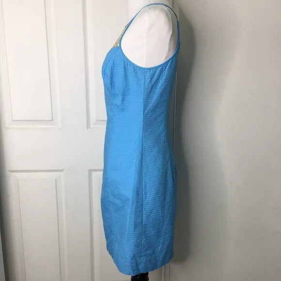 Lilly Pulitzer Larina Shift Seaspray Blue Dress
