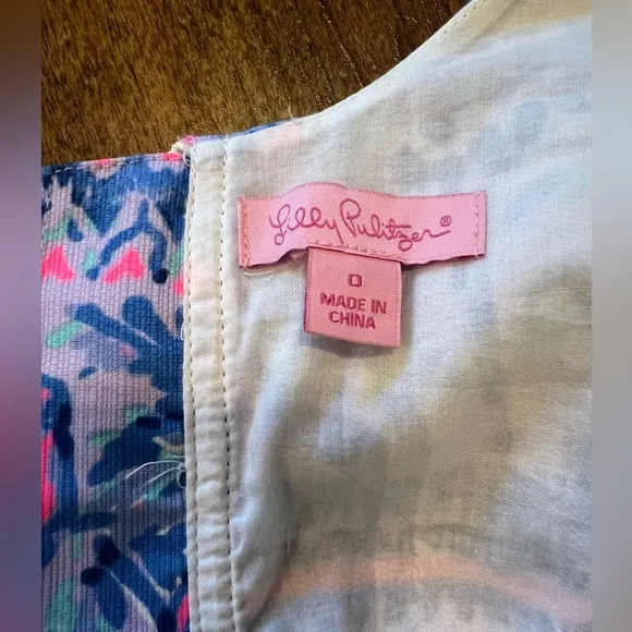 LILLY PULITZER Mila Shift Dress Lilac Size 0 EUC