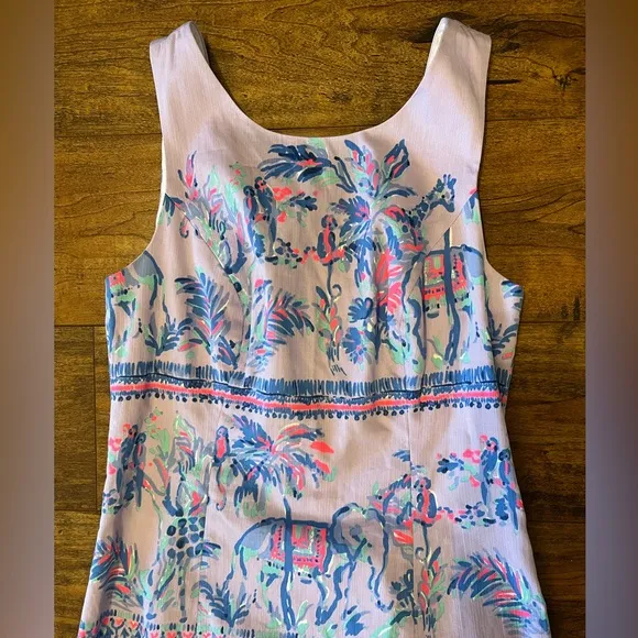 LILLY PULITZER Mila Shift Dress Lilac Size 0 EUC
