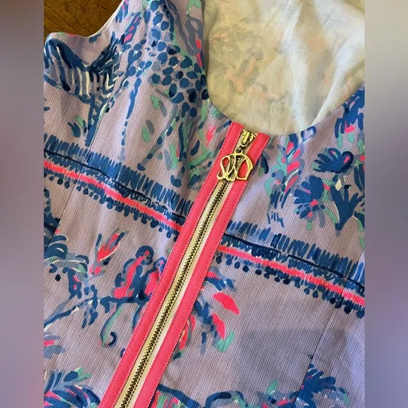 LILLY PULITZER Mila Shift Dress Lilac Size 0 EUC